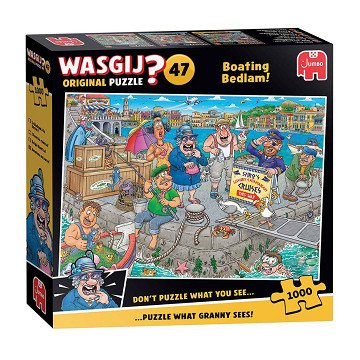 Wasgij Original 47 Jigsaw Puzzle - Into the Boat! - 1000 Pieces