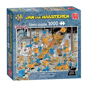 Jan van Haasteren Jigsaw Puzzle - Classic Cars - Let's Go! - 1000 Pieces