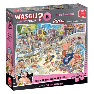 Wasgij Retro Destiny 8 Puzzle – Hochsaison!, 1000 Teile.