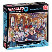 Wasgij Mystery 27 Puzzle – Feuer in der Pfanne!, 1000 Teile.