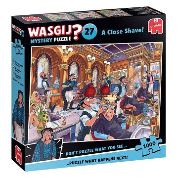 Wasgij Mystery 27 Puzzle – Feuer in der Pfanne!, 1000 Teile.