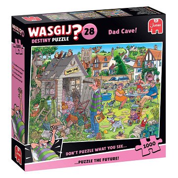 Wasgij Destiny 28 Jigsaw Puzzle - Dad's Mancave, 1000pcs.