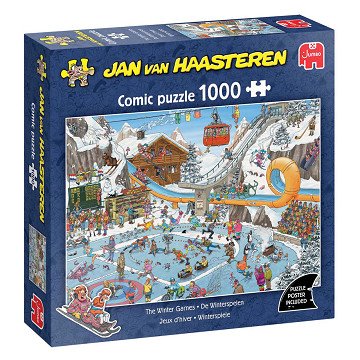 Jan van Haasteren Puzzle - Winterspiele, 1000 Teile.