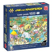 Jan van Haasteren Legpuzzel -  Kamperen In Het Bos, 1000st.