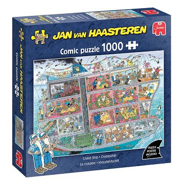Jan van Haasteren Jigsaw Puzzle - Cruise Ship, 1000 pcs.