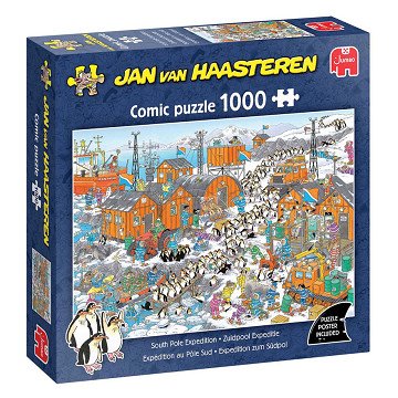 Jan van Haasteren Jigsaw Puzzle - South Pole Expedition, 1000 pieces.