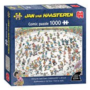 Jan van Haasteren Puzzle - Skateboarding in the Bowl - 1000 Teile.