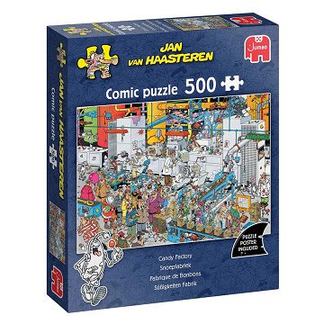 Jan van Haasteren Puzzle - Süßigkeitenfabrik, 500 Teile.