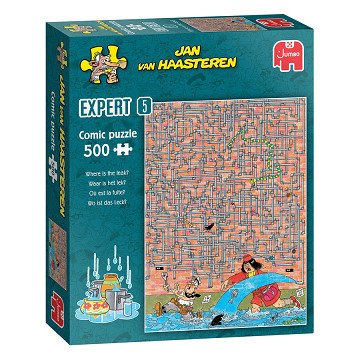 Jan van Haasteren Jigsaw Puzzle Expert 5 - Where Is The Leak? - 500 pieces