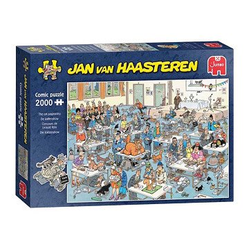 Jan van Haasteren Jigsaw Puzzle - The Cat Show, 2000 pcs.