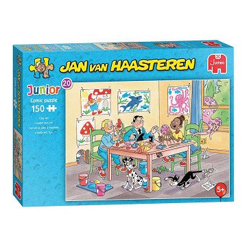 Jan van Haasteren Junior 20 Legpuzzel - Creatief met Klei - 150st.