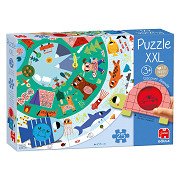Jumbo Goula Puzzel XXL Ontdek Dieren - 25st.