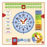 Jumbo Goula Kalenderklok (vierkant)