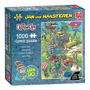 Jan van Haasteren Legpuzzel - Oldtimers Parkeerstress - 1000st.