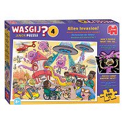 Wasgij Junior 4 Jigsaw Puzzle - Alien Invasion! - 240 pieces