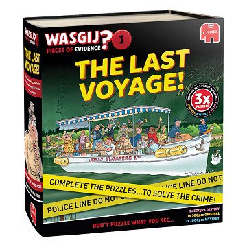 Wasgij Pieces Of Evidence 1 - De laatste Reis 3 Puzzels - 2x500st. 1x1000st.