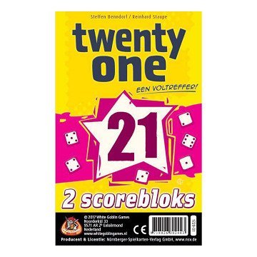 Twenty One 21 Scoreblokken Uitbreidingsset, 2st.