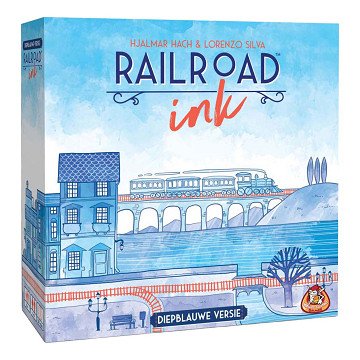 Railroad Ink - Diepblauwe versie Dobbelspel