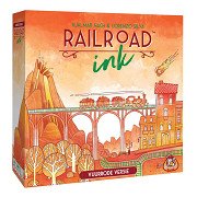 Railroad Ink - Vuurrode versie Dobbelspel