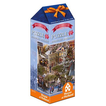 Dickensville Elfsteden Puzzel - Bolsward, 100st.