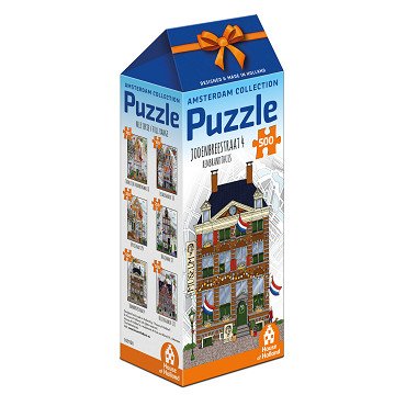 Amsterdam Puzzel - Rembrandthuis Jodenbreestraat 4, 500st.