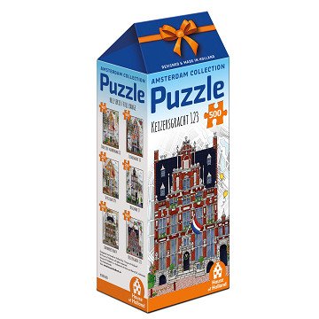 Amsterdam Puzzel - Keizersgracht 123, 500st.