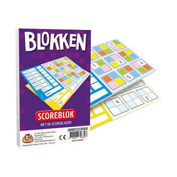 Block Score Pad with 80 Score Sheets