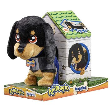 Animagic Waggles Dog Interactive Plush Toy