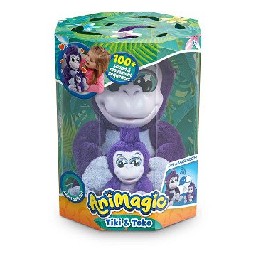 Animagic Tiki and Toko Gorillas Interactive Plush Toys
