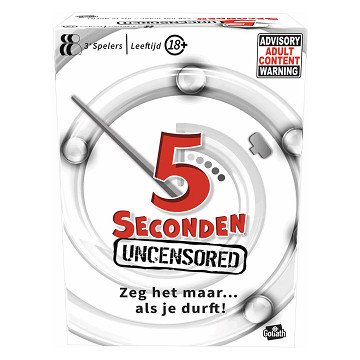Goliath 5 Seconds Gezelschapsspel Uncensored