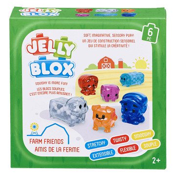 Jelly Blox - Boerderijdieren - 6dlg.