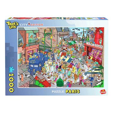 Golitath That's Life City Edition: Parijs Legpuzzel - 1000st.