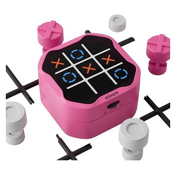 GiiKER Tic-Tac-Toe Bolt Game - Pink
