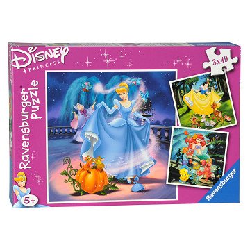 Disney Prinses, 3x49Stk.