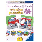 Spezialfahrzeuge-Puzzle, 9x2st.