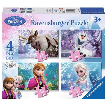 Disney Frozen Puzzle – Die Frozen, 4in1