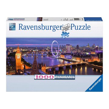 Londen bij Nacht Panorama Puzzel, 1000st.