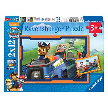 PAW Patrol Puzzle - PAW Patrol in Action, 2x12pcs.