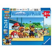 Pat' Patrouille Puzzle – Tapfere Hunde, 2x24st.