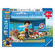 PAW Patrol Puzzle - Hilfreiche Detektive, 2x24 Teile.