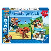 Pat' Patrouille Puzzle -Team auf 4 Beinen, 3x49st.