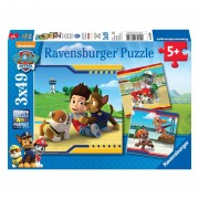 PAW Patrol Puzzle - Helden mit Fell, 3x49 Teile.