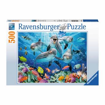 Dolphins in the Coral Reef, 500pcs.