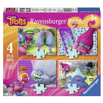 Trolls Puzzle, 4in1