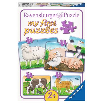 Farm Animals Puzzle, 4in1