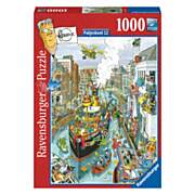 Jigsaw puzzle Steamboat Sinterklaas, 1000st.