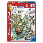 Puzzle Steamboat Sinterklaas, 1000 Teile.