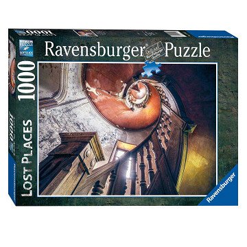 Lost Places - Wendeltreppen-Puzzle, 1000 Teile.