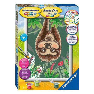 Ravensburger Paint by Numbers - Sloth