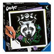 Ravensburger CreArt - Pixie Cold Edition Waschbär